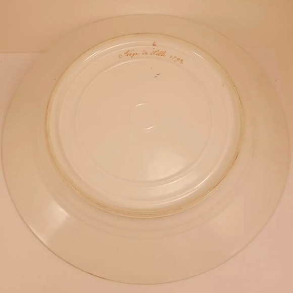 *SOLD*Antique French Porcelain Plate - Picture 5 of 6